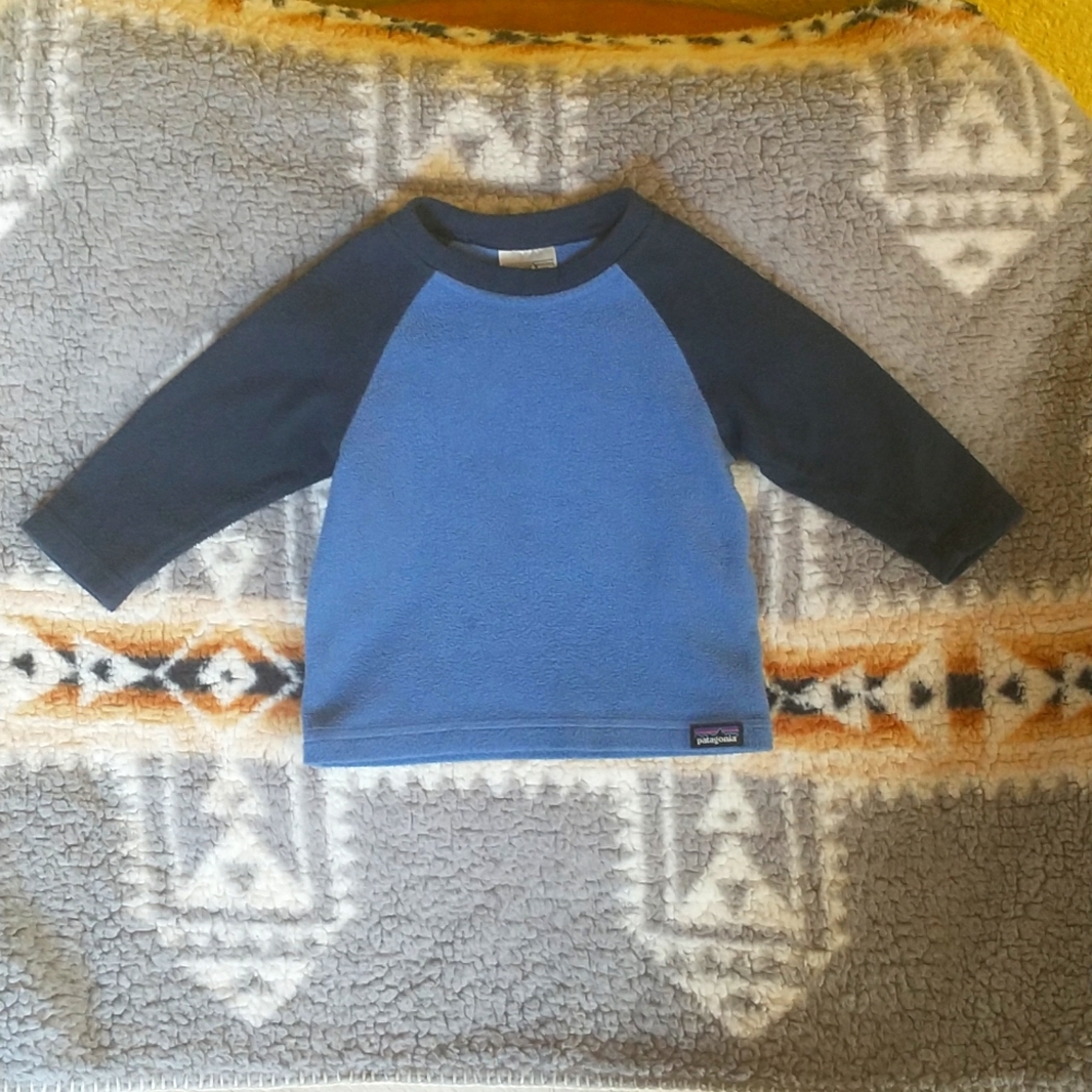 Patagonia Micro D fleece top 6-12 mo.